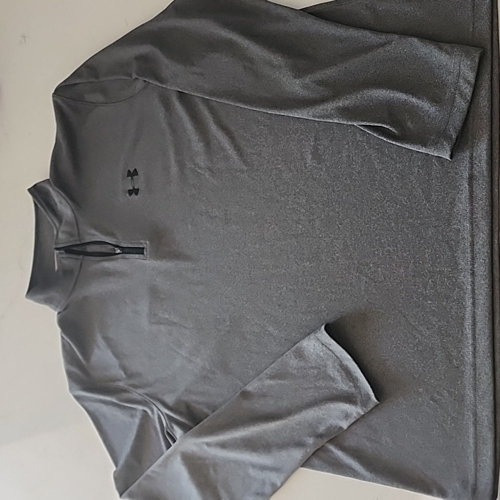 Mens Under Armour Heat Gear Quarter Zip size large - NWOT